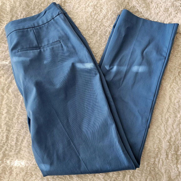 Derek Lam 10 Crosby Malika Slim Slit Pant Blue Size 12 - Picture 6 of 10